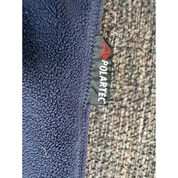 VTG Polo Sport Polartec Men's Large Yellow Blue Reversible Vest Coat - Picture 10 of 12